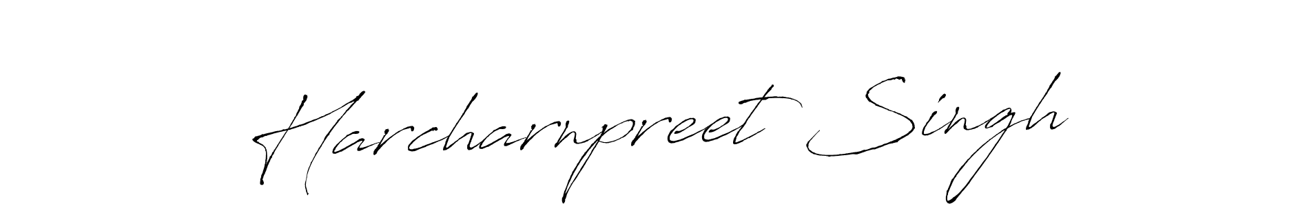 Make a beautiful signature design for name Harcharnpreet Singh. Use this online signature maker to create a handwritten signature for free. Harcharnpreet Singh signature style 6 images and pictures png
