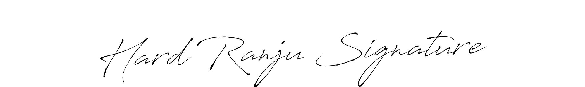 Use a signature maker to create a handwritten signature online. With this signature software, you can design (Antro_Vectra) your own signature for name Hard Ranju Signature. Hard Ranju Signature signature style 6 images and pictures png