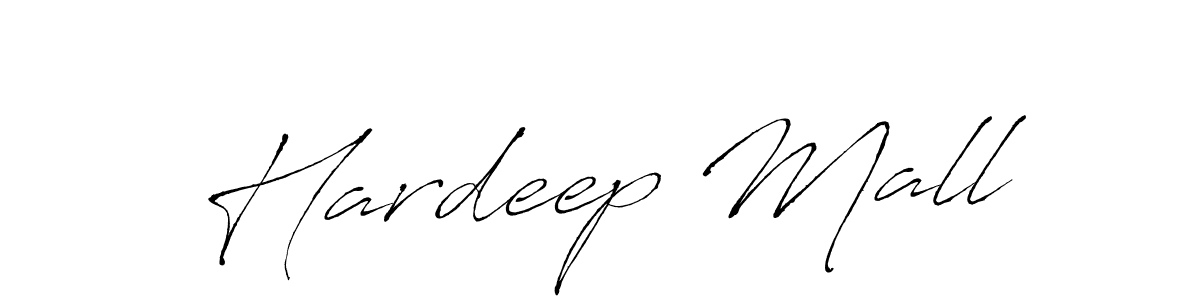 Design your own signature with our free online signature maker. With this signature software, you can create a handwritten (Antro_Vectra) signature for name Hardeep Mall. Hardeep Mall signature style 6 images and pictures png