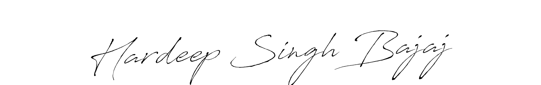 Make a beautiful signature design for name Hardeep Singh Bajaj. With this signature (Antro_Vectra) style, you can create a handwritten signature for free. Hardeep Singh Bajaj signature style 6 images and pictures png