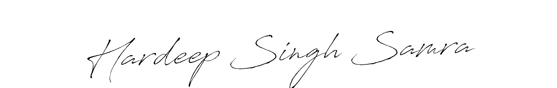 Create a beautiful signature design for name Hardeep Singh Samra. With this signature (Antro_Vectra) fonts, you can make a handwritten signature for free. Hardeep Singh Samra signature style 6 images and pictures png