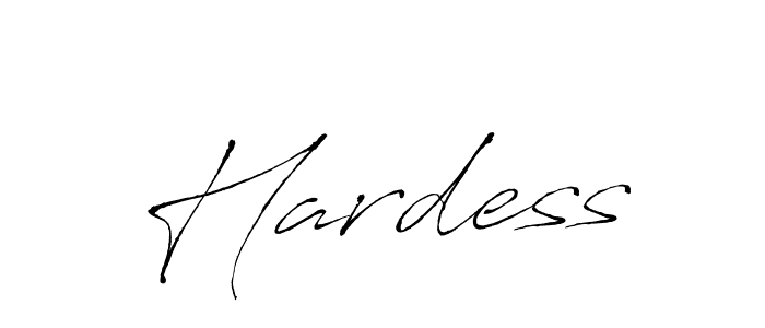 Use a signature maker to create a handwritten signature online. With this signature software, you can design (Antro_Vectra) your own signature for name Hardess. Hardess signature style 6 images and pictures png
