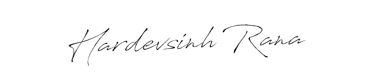 Hardevsinh Rana stylish signature style. Best Handwritten Sign (Antro_Vectra) for my name. Handwritten Signature Collection Ideas for my name Hardevsinh Rana. Hardevsinh Rana signature style 6 images and pictures png