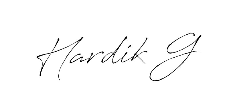 Make a short Hardik G signature style. Manage your documents anywhere anytime using Antro_Vectra. Create and add eSignatures, submit forms, share and send files easily. Hardik G signature style 6 images and pictures png