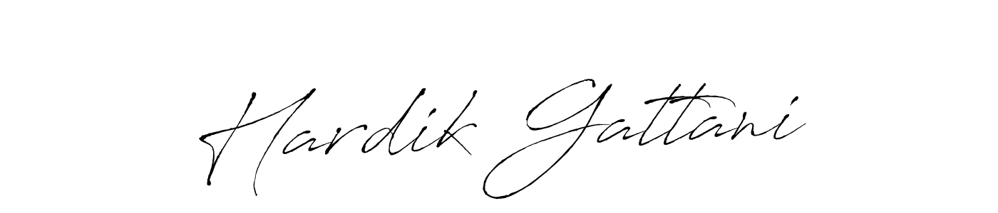 Hardik Gattani stylish signature style. Best Handwritten Sign (Antro_Vectra) for my name. Handwritten Signature Collection Ideas for my name Hardik Gattani. Hardik Gattani signature style 6 images and pictures png