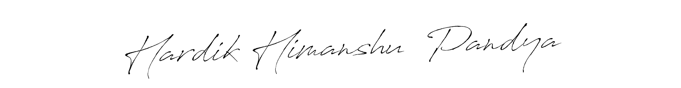 How to make Hardik Himanshu  Pandya signature? Antro_Vectra is a professional autograph style. Create handwritten signature for Hardik Himanshu  Pandya name. Hardik Himanshu  Pandya signature style 6 images and pictures png