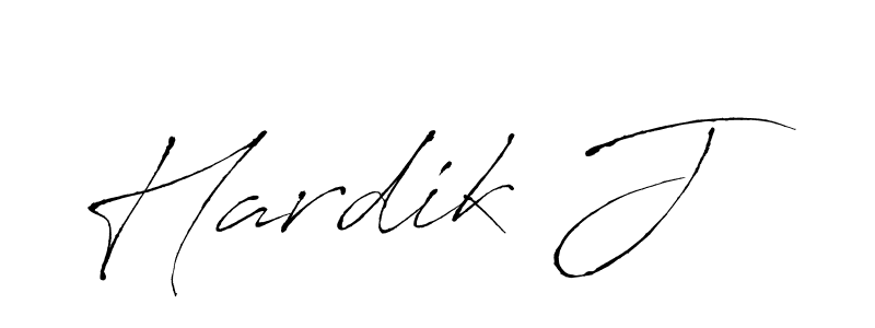 You should practise on your own different ways (Antro_Vectra) to write your name (Hardik J) in signature. don't let someone else do it for you. Hardik J signature style 6 images and pictures png