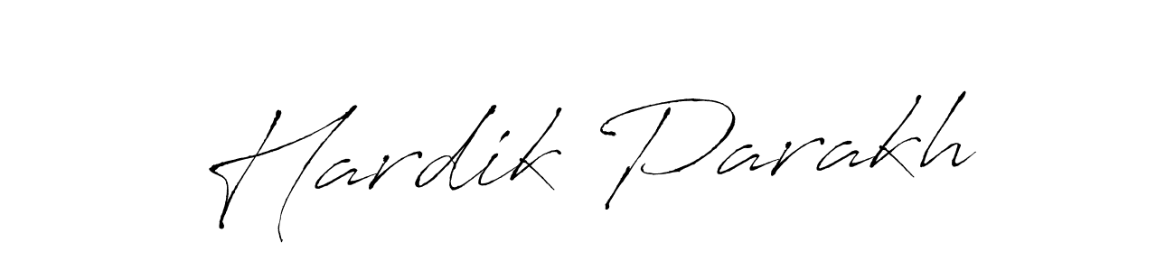 Create a beautiful signature design for name Hardik Parakh. With this signature (Antro_Vectra) fonts, you can make a handwritten signature for free. Hardik Parakh signature style 6 images and pictures png