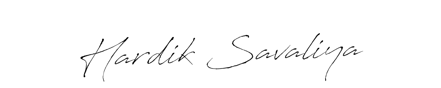 Hardik Savaliya stylish signature style. Best Handwritten Sign (Antro_Vectra) for my name. Handwritten Signature Collection Ideas for my name Hardik Savaliya. Hardik Savaliya signature style 6 images and pictures png