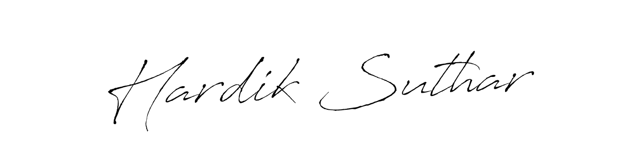 Once you've used our free online signature maker to create your best signature Antro_Vectra style, it's time to enjoy all of the benefits that Hardik Suthar name signing documents. Hardik Suthar signature style 6 images and pictures png