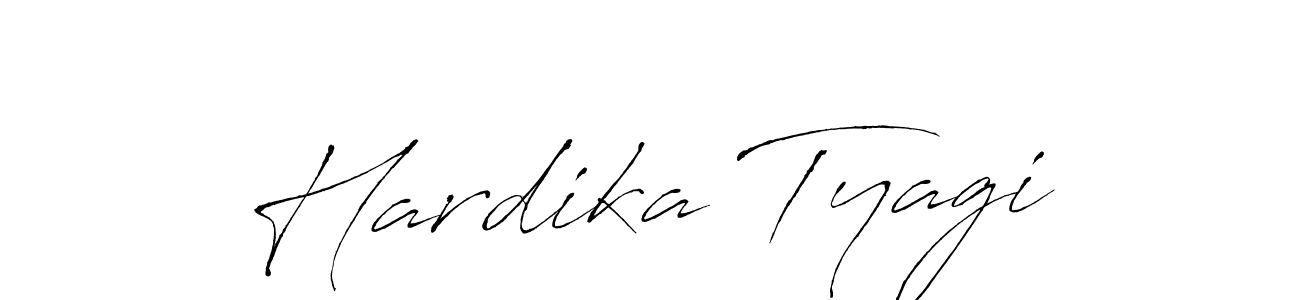 How to make Hardika Tyagi signature? Antro_Vectra is a professional autograph style. Create handwritten signature for Hardika Tyagi name. Hardika Tyagi signature style 6 images and pictures png