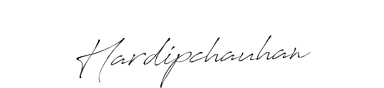 Create a beautiful signature design for name Hardipchauhan. With this signature (Antro_Vectra) fonts, you can make a handwritten signature for free. Hardipchauhan signature style 6 images and pictures png