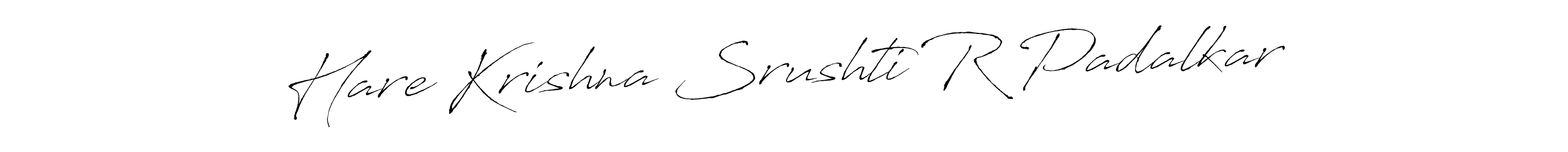 This is the best signature style for the Hare Krishna Srushti R Padalkar name. Also you like these signature font (Antro_Vectra). Mix name signature. Hare Krishna Srushti R Padalkar signature style 6 images and pictures png