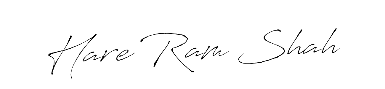 Hare Ram Shah stylish signature style. Best Handwritten Sign (Antro_Vectra) for my name. Handwritten Signature Collection Ideas for my name Hare Ram Shah. Hare Ram Shah signature style 6 images and pictures png