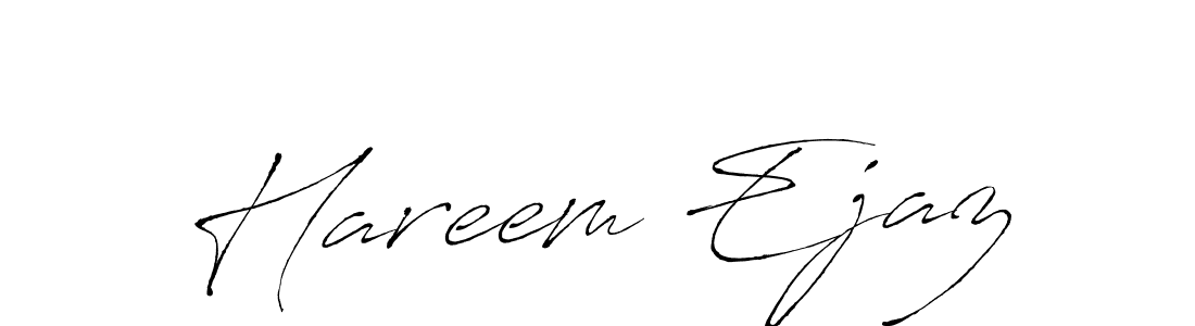 Design your own signature with our free online signature maker. With this signature software, you can create a handwritten (Antro_Vectra) signature for name Hareem Ejaz. Hareem Ejaz signature style 6 images and pictures png