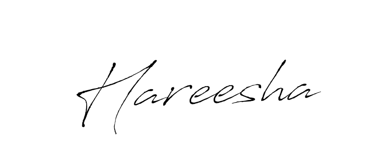 Design your own signature with our free online signature maker. With this signature software, you can create a handwritten (Antro_Vectra) signature for name Hareesha. Hareesha signature style 6 images and pictures png