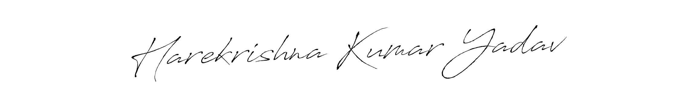 Make a beautiful signature design for name Harekrishna Kumar Yadav. Use this online signature maker to create a handwritten signature for free. Harekrishna Kumar Yadav signature style 6 images and pictures png