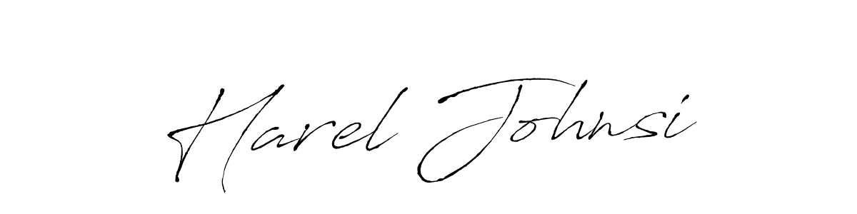 How to make Harel Johnsi signature? Antro_Vectra is a professional autograph style. Create handwritten signature for Harel Johnsi name. Harel Johnsi signature style 6 images and pictures png