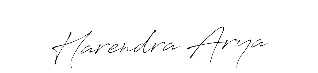 Harendra Arya stylish signature style. Best Handwritten Sign (Antro_Vectra) for my name. Handwritten Signature Collection Ideas for my name Harendra Arya. Harendra Arya signature style 6 images and pictures png