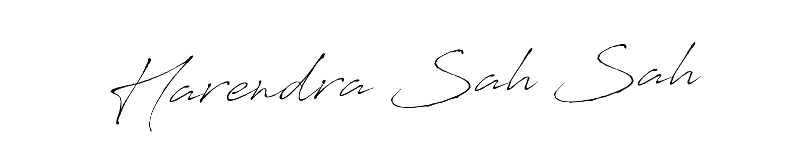 You should practise on your own different ways (Antro_Vectra) to write your name (Harendra Sah Sah) in signature. don't let someone else do it for you. Harendra Sah Sah signature style 6 images and pictures png