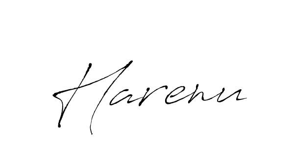 The best way (Antro_Vectra) to make a short signature is to pick only two or three words in your name. The name Harenu include a total of six letters. For converting this name. Harenu signature style 6 images and pictures png