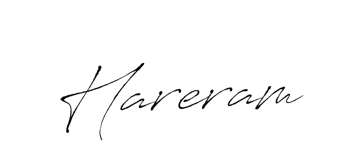 Make a beautiful signature design for name Hareram. With this signature (Antro_Vectra) style, you can create a handwritten signature for free. Hareram signature style 6 images and pictures png