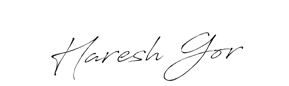 Also we have Haresh Gor name is the best signature style. Create professional handwritten signature collection using Antro_Vectra autograph style. Haresh Gor signature style 6 images and pictures png