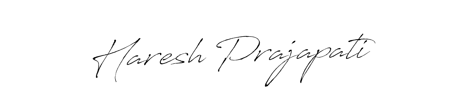 Haresh Prajapati stylish signature style. Best Handwritten Sign (Antro_Vectra) for my name. Handwritten Signature Collection Ideas for my name Haresh Prajapati. Haresh Prajapati signature style 6 images and pictures png