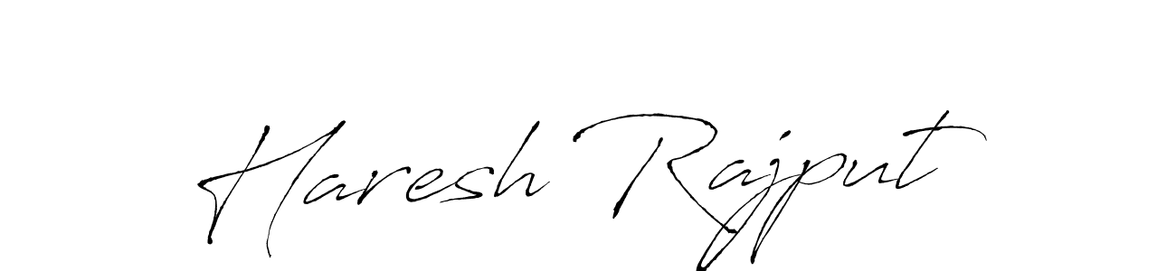 Use a signature maker to create a handwritten signature online. With this signature software, you can design (Antro_Vectra) your own signature for name Haresh Rajput. Haresh Rajput signature style 6 images and pictures png