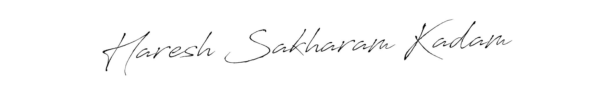 How to make Haresh Sakharam Kadam signature? Antro_Vectra is a professional autograph style. Create handwritten signature for Haresh Sakharam Kadam name. Haresh Sakharam Kadam signature style 6 images and pictures png