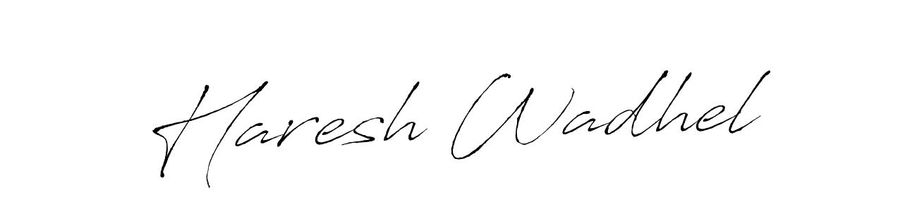 if you are searching for the best signature style for your name Haresh Wadhel. so please give up your signature search. here we have designed multiple signature styles  using Antro_Vectra. Haresh Wadhel signature style 6 images and pictures png