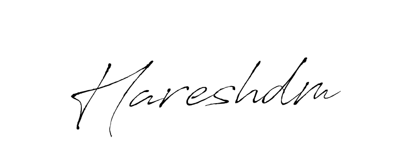 It looks lik you need a new signature style for name Hareshdm. Design unique handwritten (Antro_Vectra) signature with our free signature maker in just a few clicks. Hareshdm signature style 6 images and pictures png