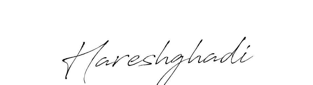 Make a beautiful signature design for name Hareshghadi. With this signature (Antro_Vectra) style, you can create a handwritten signature for free. Hareshghadi signature style 6 images and pictures png