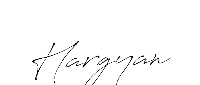 Design your own signature with our free online signature maker. With this signature software, you can create a handwritten (Antro_Vectra) signature for name Hargyan. Hargyan signature style 6 images and pictures png