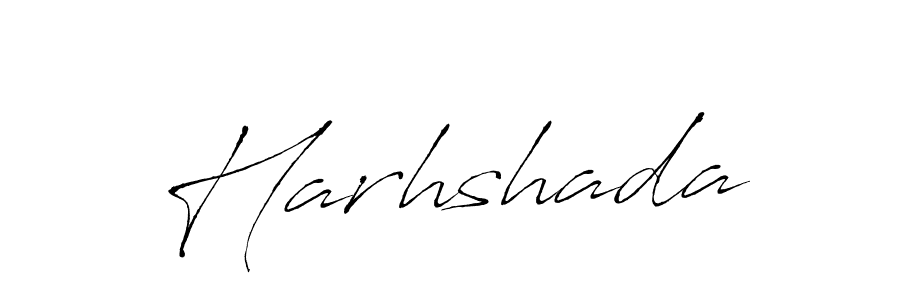 Make a beautiful signature design for name Harhshada. With this signature (Antro_Vectra) style, you can create a handwritten signature for free. Harhshada signature style 6 images and pictures png
