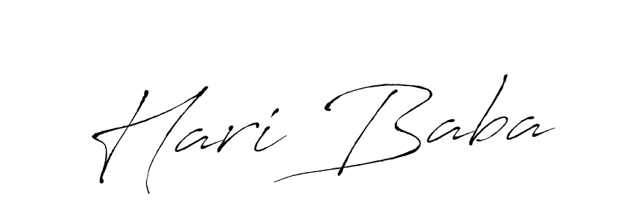 Antro_Vectra is a professional signature style that is perfect for those who want to add a touch of class to their signature. It is also a great choice for those who want to make their signature more unique. Get Hari Baba name to fancy signature for free. Hari Baba signature style 6 images and pictures png