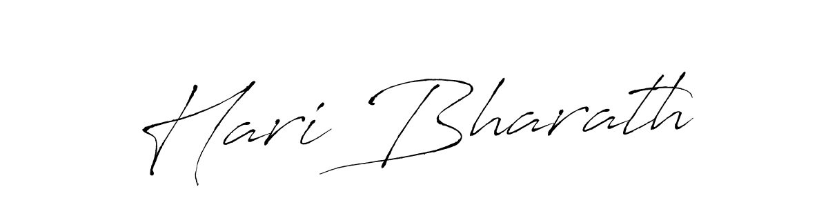 Design your own signature with our free online signature maker. With this signature software, you can create a handwritten (Antro_Vectra) signature for name Hari Bharath. Hari Bharath signature style 6 images and pictures png