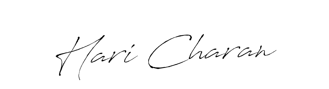 Antro_Vectra is a professional signature style that is perfect for those who want to add a touch of class to their signature. It is also a great choice for those who want to make their signature more unique. Get Hari Charan name to fancy signature for free. Hari Charan signature style 6 images and pictures png