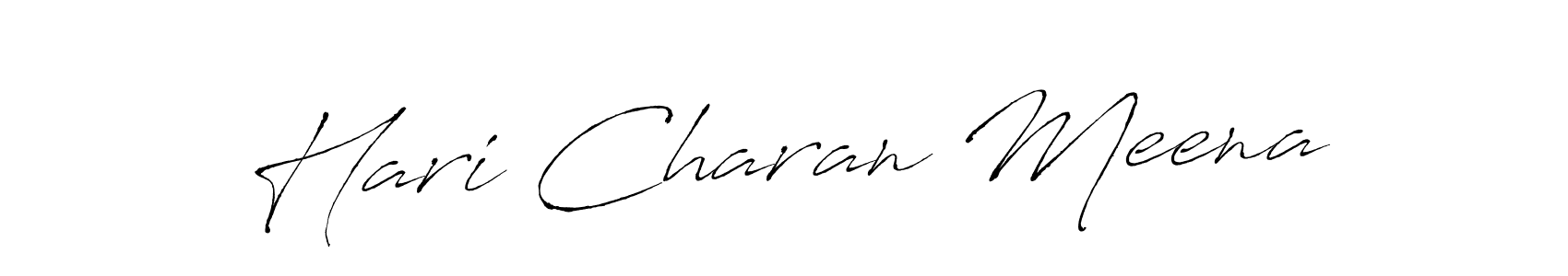 Similarly Antro_Vectra is the best handwritten signature design. Signature creator online .You can use it as an online autograph creator for name Hari Charan Meena. Hari Charan Meena signature style 6 images and pictures png