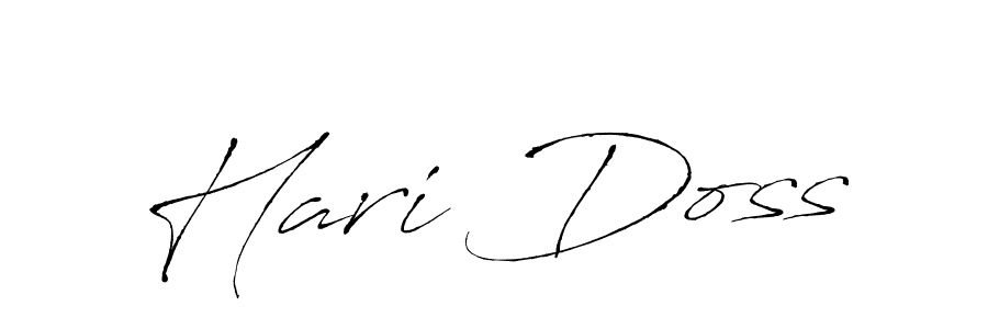 How to make Hari Doss name signature. Use Antro_Vectra style for creating short signs online. This is the latest handwritten sign. Hari Doss signature style 6 images and pictures png