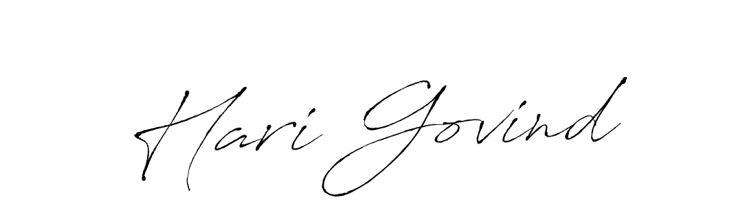 How to make Hari Govind name signature. Use Antro_Vectra style for creating short signs online. This is the latest handwritten sign. Hari Govind signature style 6 images and pictures png