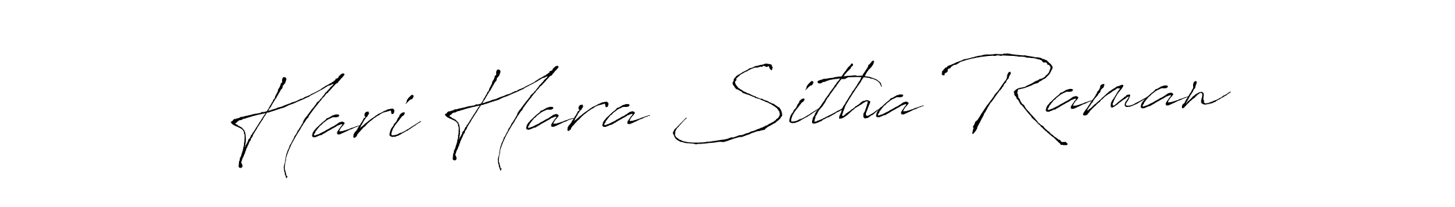 Make a beautiful signature design for name Hari Hara Sitha Raman. With this signature (Antro_Vectra) style, you can create a handwritten signature for free. Hari Hara Sitha Raman signature style 6 images and pictures png