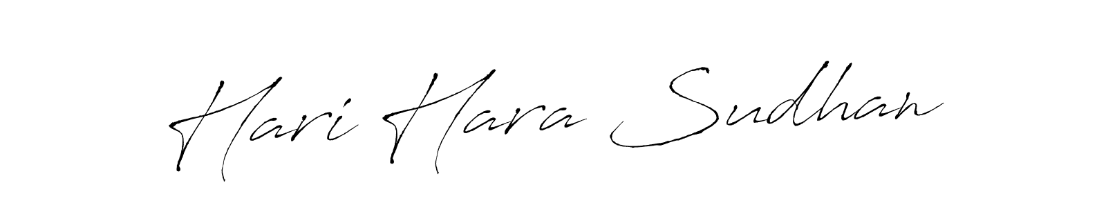 Design your own signature with our free online signature maker. With this signature software, you can create a handwritten (Antro_Vectra) signature for name Hari Hara Sudhan. Hari Hara Sudhan signature style 6 images and pictures png