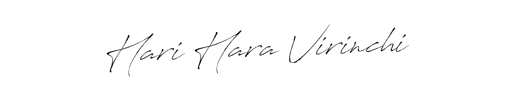 Antro_Vectra is a professional signature style that is perfect for those who want to add a touch of class to their signature. It is also a great choice for those who want to make their signature more unique. Get Hari Hara Virinchi name to fancy signature for free. Hari Hara Virinchi signature style 6 images and pictures png