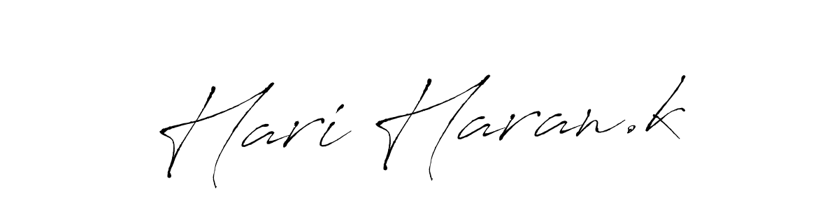 You should practise on your own different ways (Antro_Vectra) to write your name (Hari Haran.k) in signature. don't let someone else do it for you. Hari Haran.k signature style 6 images and pictures png