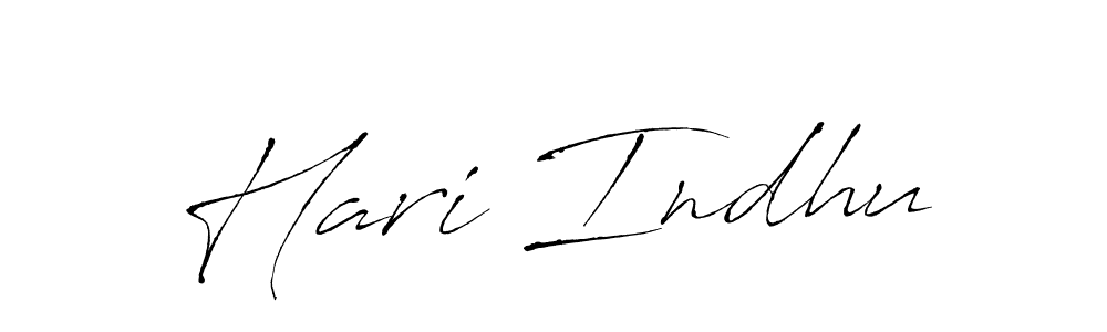 Use a signature maker to create a handwritten signature online. With this signature software, you can design (Antro_Vectra) your own signature for name Hari Indhu. Hari Indhu signature style 6 images and pictures png