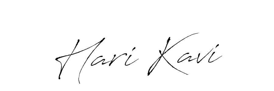 Similarly Antro_Vectra is the best handwritten signature design. Signature creator online .You can use it as an online autograph creator for name Hari Kavi. Hari Kavi signature style 6 images and pictures png