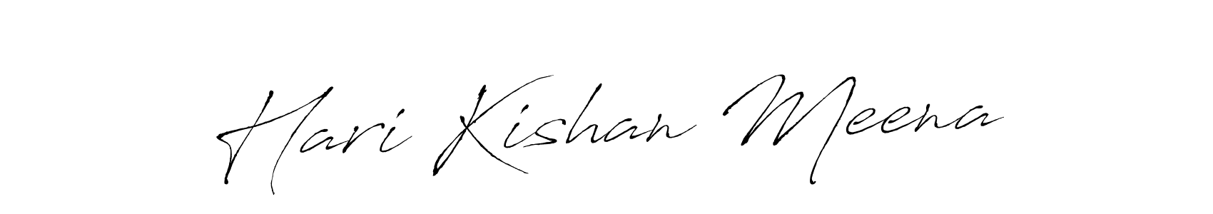 The best way (Antro_Vectra) to make a short signature is to pick only two or three words in your name. The name Hari Kishan Meena include a total of six letters. For converting this name. Hari Kishan Meena signature style 6 images and pictures png