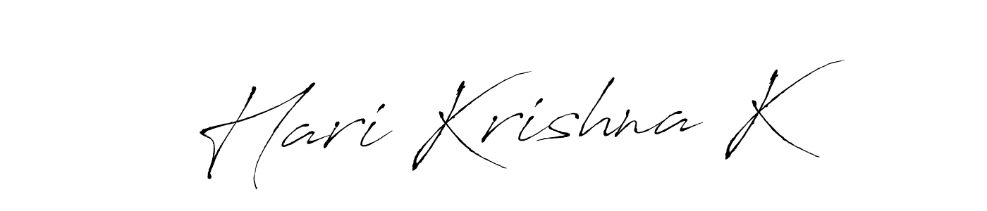 Also You can easily find your signature by using the search form. We will create Hari Krishna K name handwritten signature images for you free of cost using Antro_Vectra sign style. Hari Krishna K signature style 6 images and pictures png