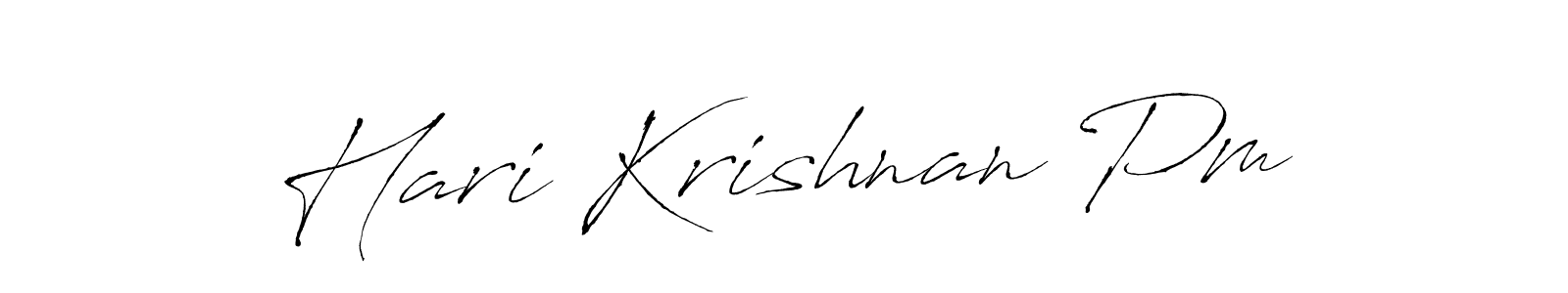 Similarly Antro_Vectra is the best handwritten signature design. Signature creator online .You can use it as an online autograph creator for name Hari Krishnan Pm. Hari Krishnan Pm signature style 6 images and pictures png